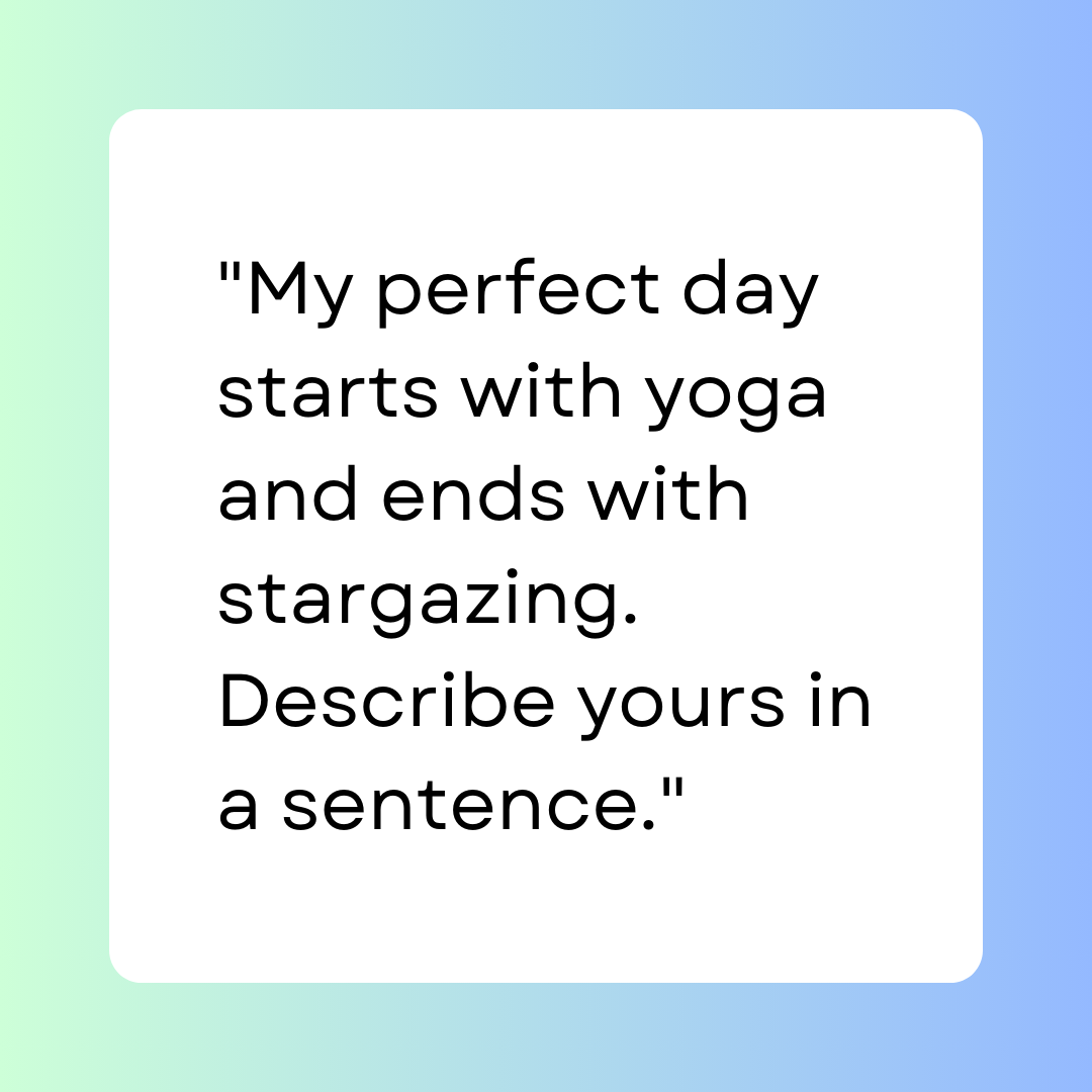 Demonstrating Personality Hinge Opening Line