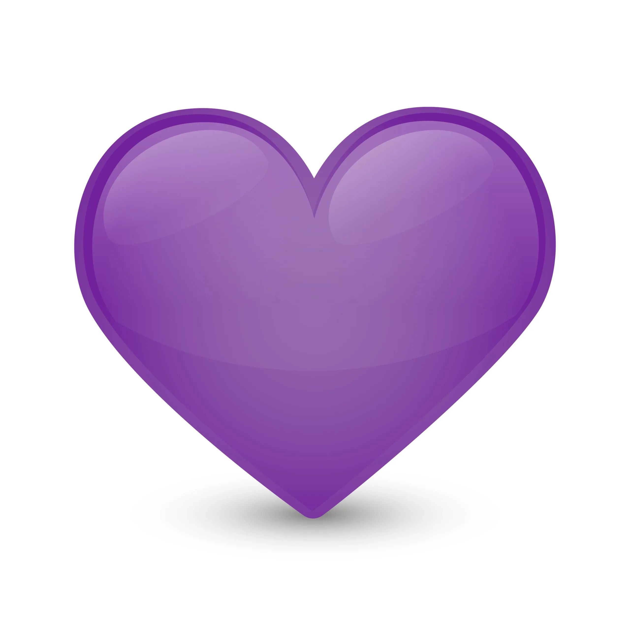 Purple Heart Emoji